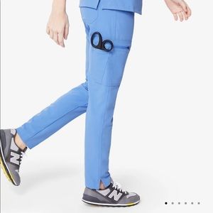 Figs Yola Pant - Ceil Blue